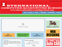 Tablet Screenshot of internationalaccountingschool.com